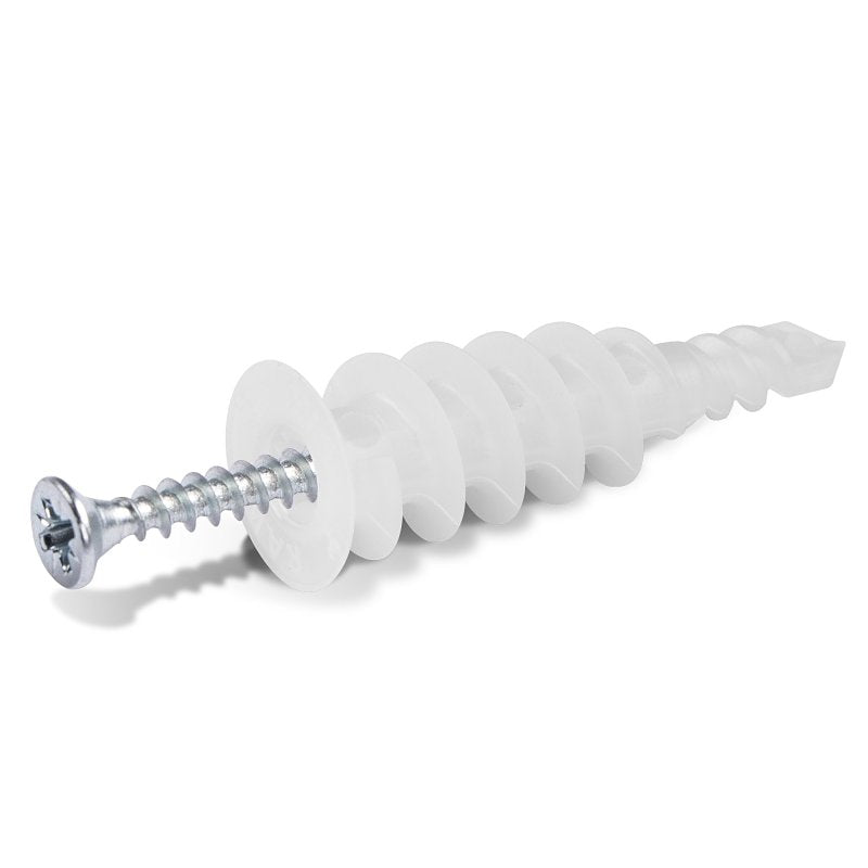 Rawlplug Rawl Rawldrive Series R-S0-DRA-01D+7-1 Wall Anchor, 13 mm Thread, 1-1/4 in L, Nylon, 90 lb, Pack of 8