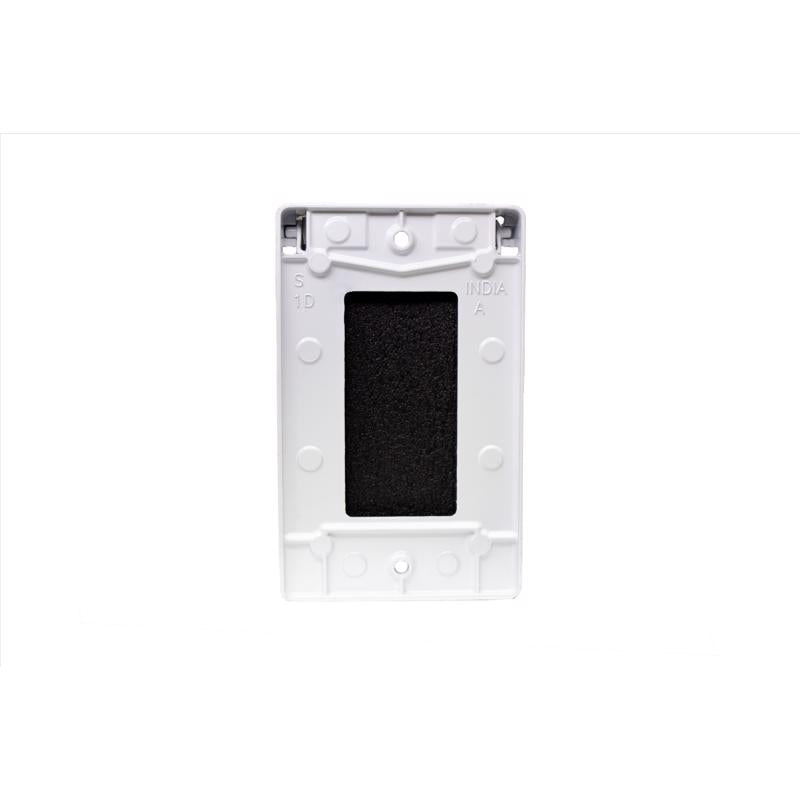Sigma Engineered Solutions Rectangle Die-Cast Metal 1 gang 4.57 in. H X 2.83 in. W Vertical GFCI Cov
