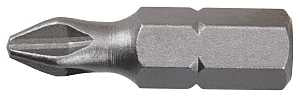 Irwin IWAF21PH2B25 Insert Bit, #2 Drive, Phillips Drive, 1/4 in Shank, Hex Shank, High-Grade S2 Tool Steel, 1 in L