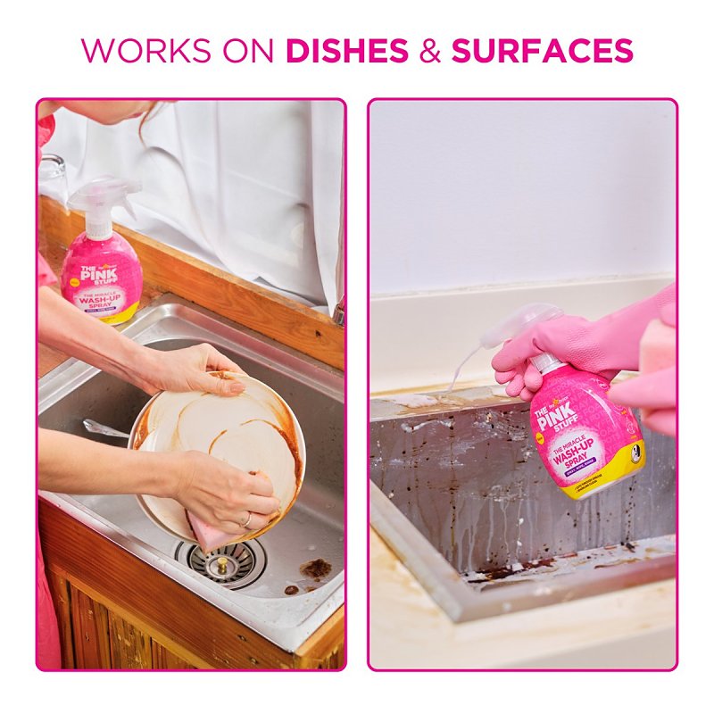 The Pink Stuff Miracle 81136 Wash Up Cleaner, 16.9 fl-oz