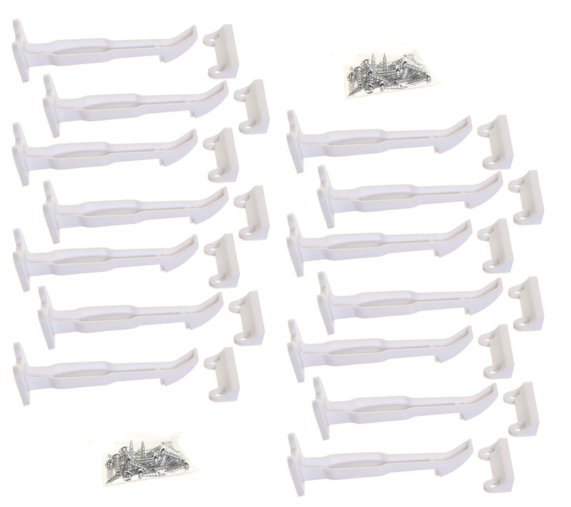 Dreambaby L1412 Secure Catch, 3-1/4 in L, 1-1/16 in W, Plastic