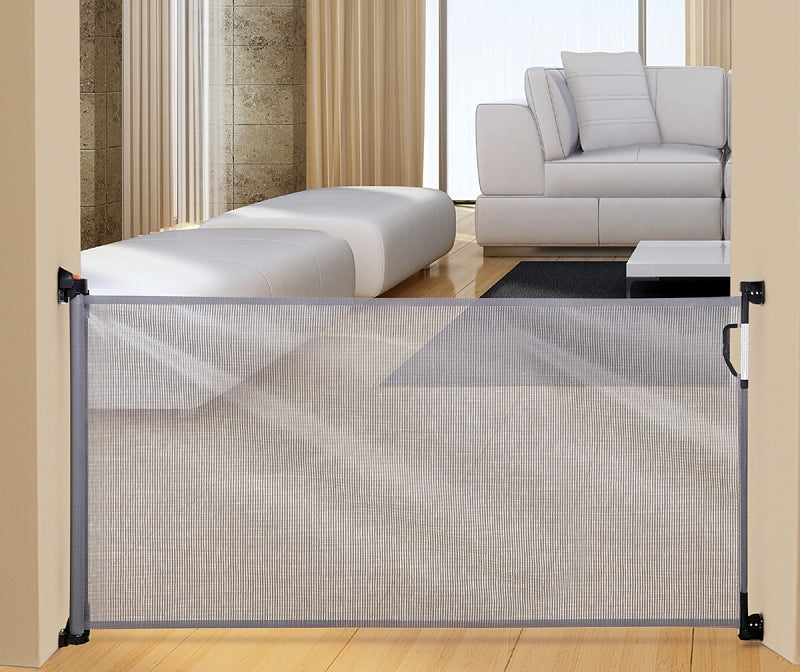 Dreambaby L1012FSDU Retractable Gate, Mesh, Gray