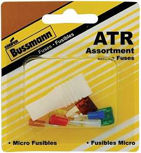 Bussmann BP/ATR-A7-RPP Fuse Kit, Includes (1) ATR-5, ATR-10, ATR-15, ATR-20, ATR-25, ATR-30, ATR-7-1/2, Fuse Pullers