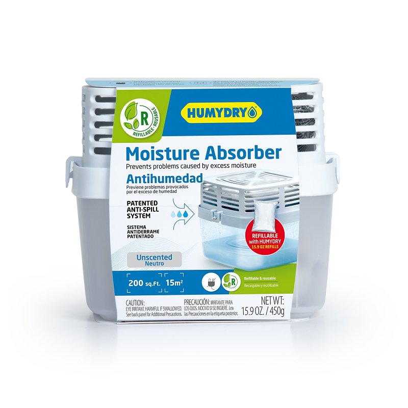Humydry USA22100C6 Premium Moisture Absorber Device, 15.9 oz, Neutral