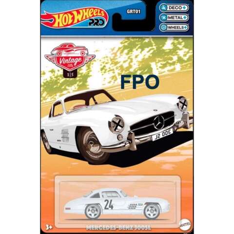 Hot Wheels Vintage Cars Assorted, Pack of 10