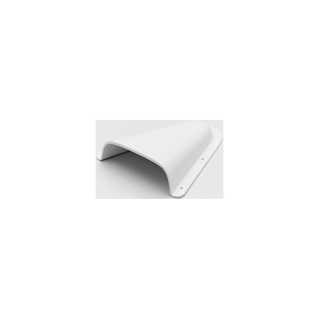 Beckson C4 Clam Shell Vent, White 5-3/4" W x 7-1/4" D x 1-1/2" H