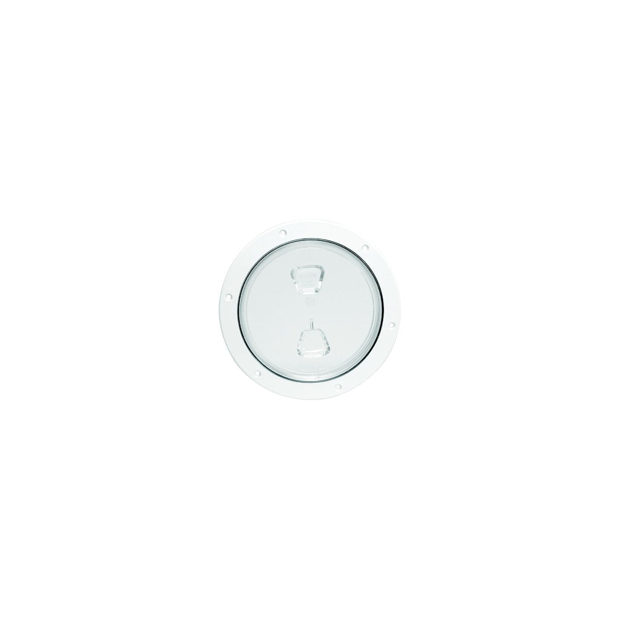 Beckson Screw Out Deck Plate With Standard Trim Ring, Smooth Center