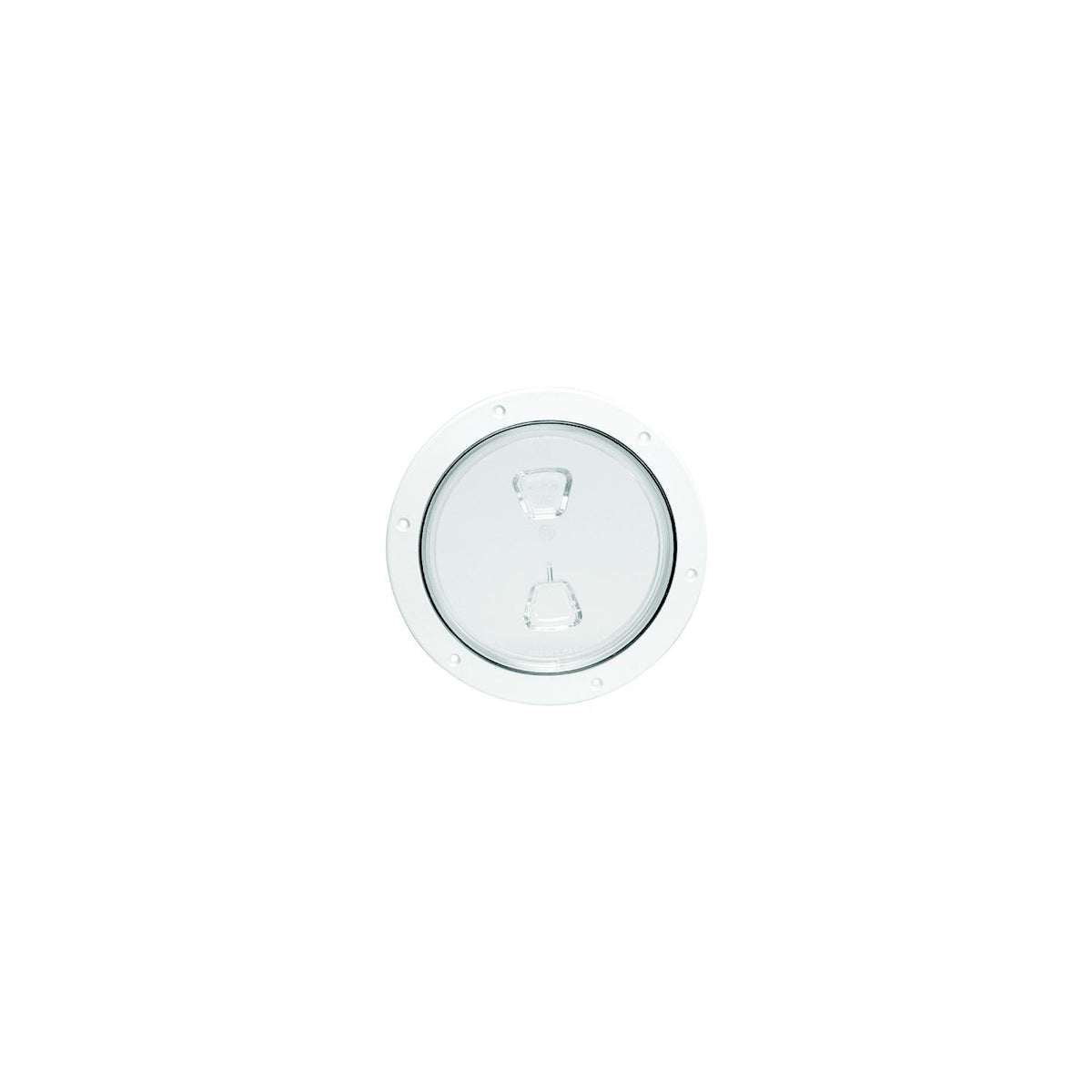 Beckson Screw Out Deck Plate With Standard Trim Ring, Smooth Center