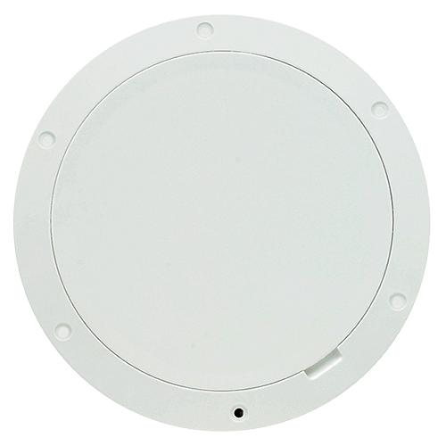 Beckson Pry-Out Deck Plate With Standard Trim Ring, Diamond Center