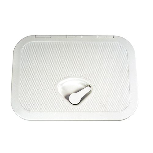 Beckson HT1115AW Rectangular Flush Hatch, 10-3/4″ x 14-3/4″, White