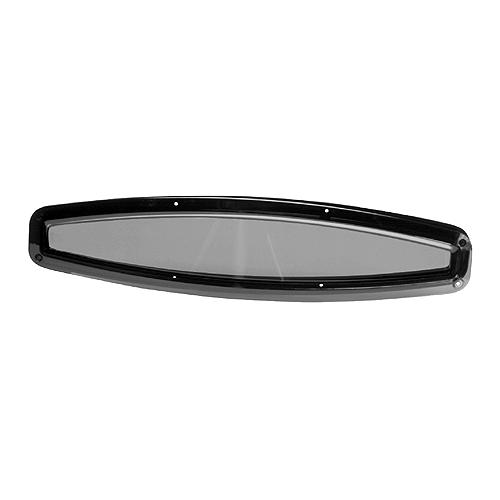 Beckson PF100 Newport Oval Flex-Port, Smoked Lens, Black Trim Ring