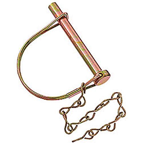 RV Designer Coupler Safety Lock Pin w/Chain, 5/16″ x 2-1/2″