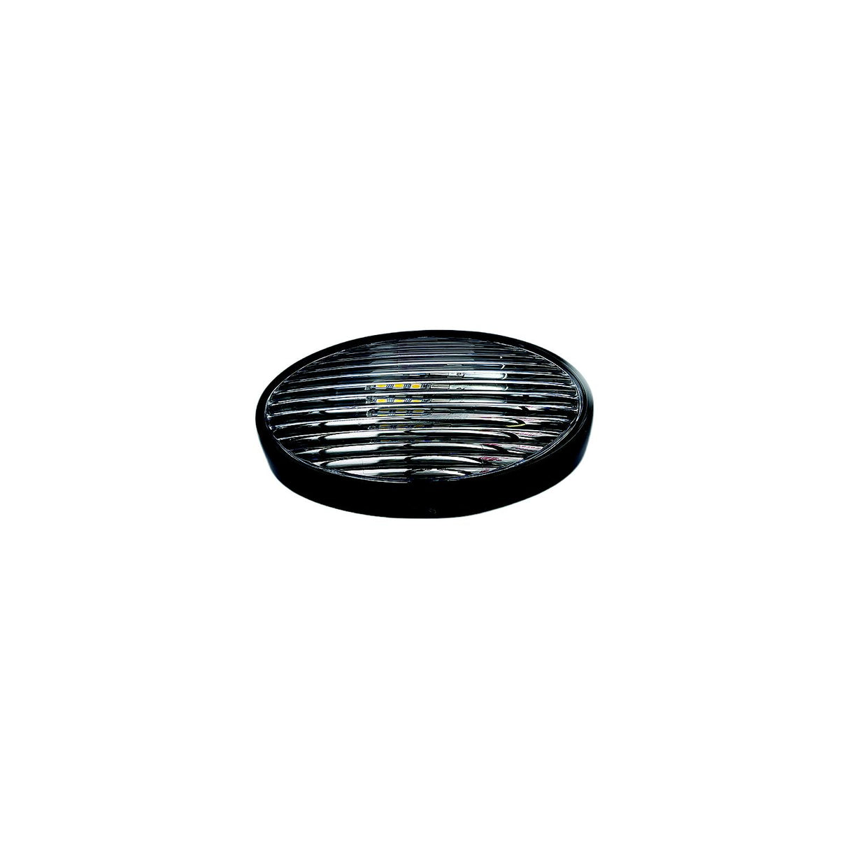 LED LIGHT OVAL PORCH BLK .097A