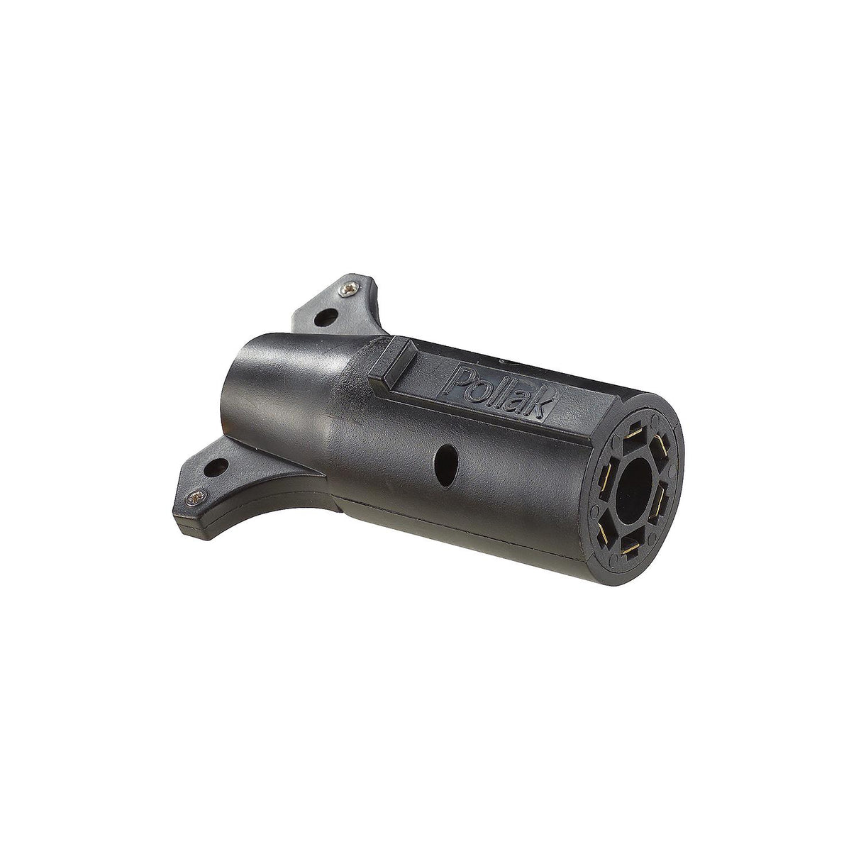 Pollak Adapter, 7-Way RV to 6-Way Round, Auxiliary Center Pin
