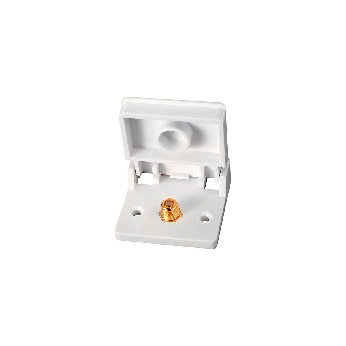 WEATHERPROOF TV JACK-WHT