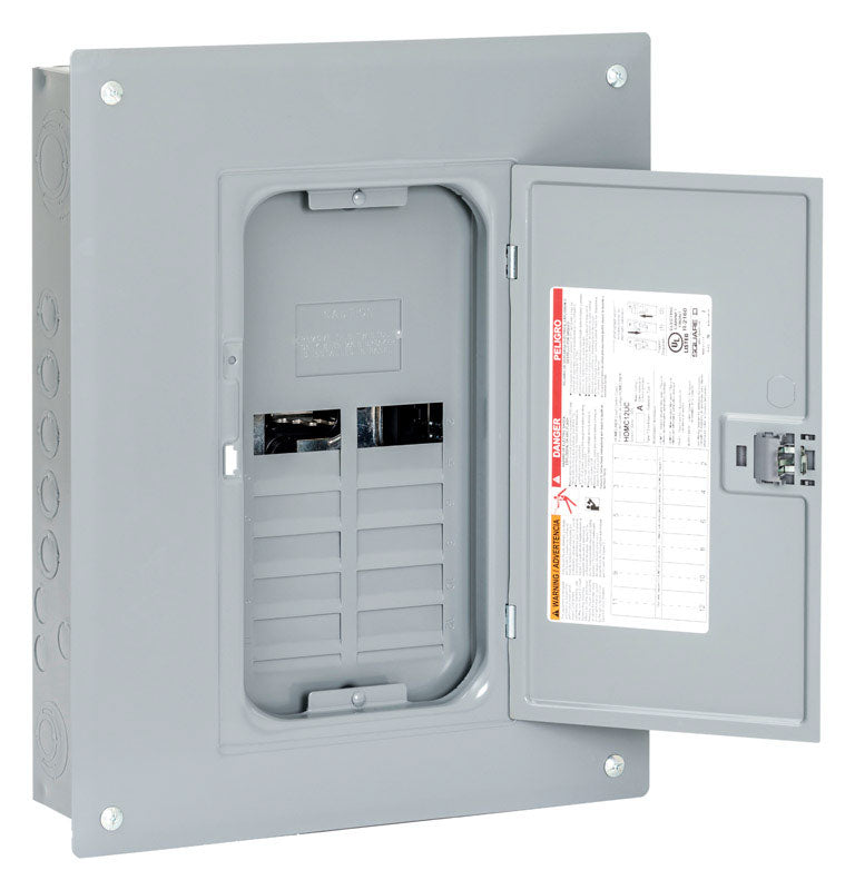 Square D HomeLine 125 amps 120/240 volt 12 space 24 circuits Main Lug Load Center