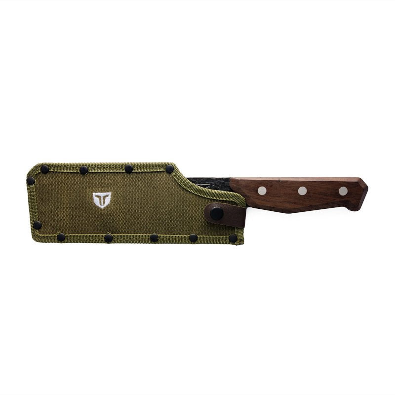 True PrimalForge Series TRU-FXK-0008 Nakiri Knife, Stainless Steel Blade, Wood Handle