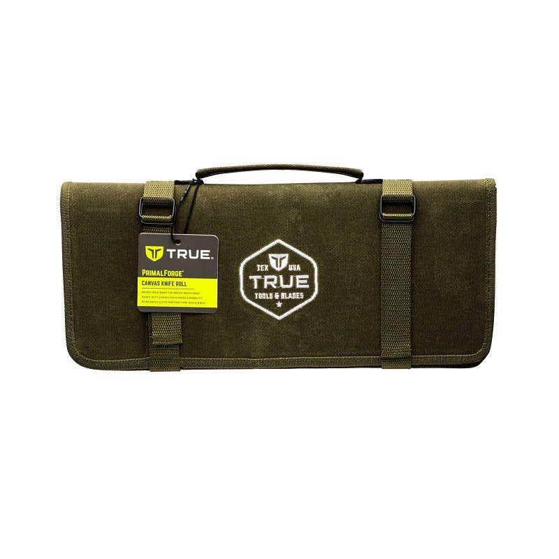 True PrimalForge TRU-ACC-0009 Waxed Knife Roll, Canvas, Green, Pack of 6
