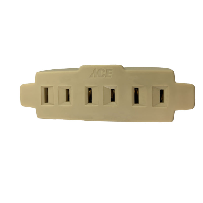 Projex Polarized 3 outlets Adapter 1 pk, Pack of 10