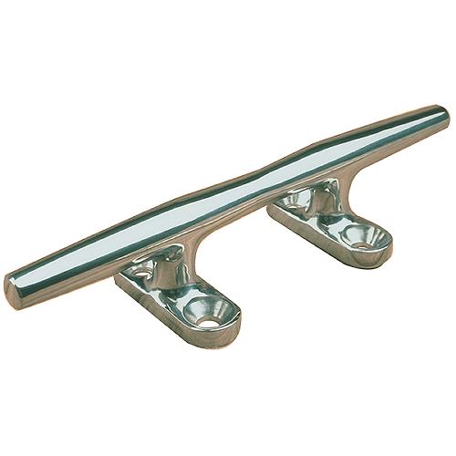 Sea-Dog 0416081 Cleat, Stainless Open Base, 8″, Carded