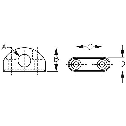Fairlead 1/2″ Nylon