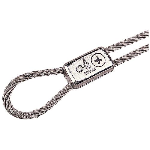Chrome Plated Zinc Cable Clamp, Bulk