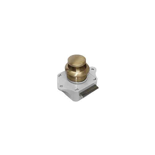 Sea-Dog 2243031 Push Button Rim Latch, Brushed Brass