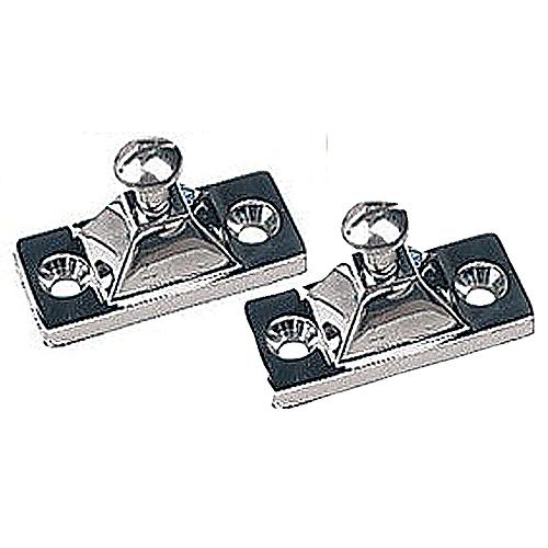 Side Mount Deck Hinge, 2-Hole Stainless. Each