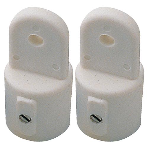 Sea-Dog 2731011 External Eye End, 7/8″ White, Pair