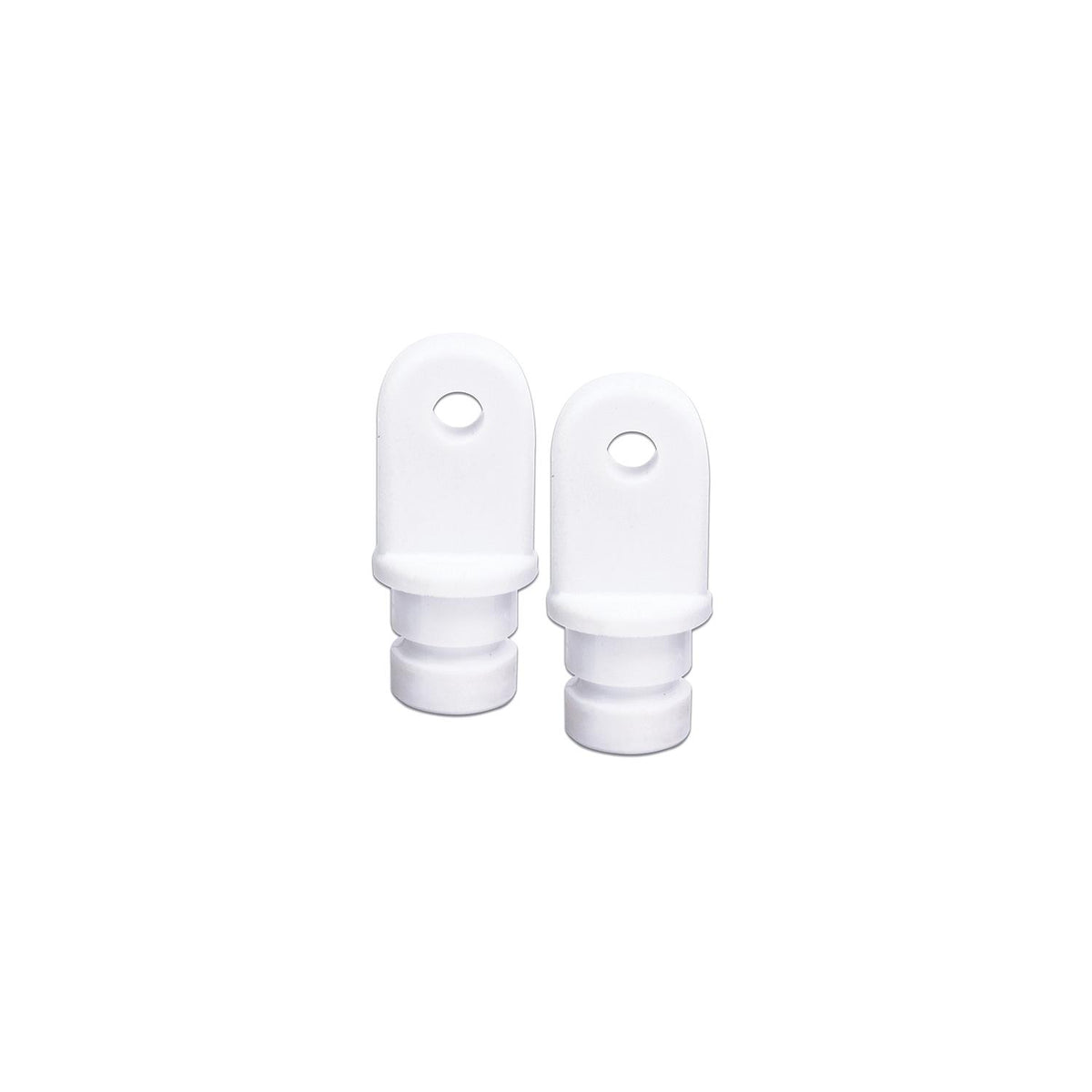 Internal Eye End, 3/4″ White, Pair