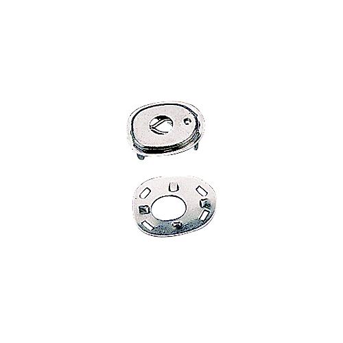 SeaDog 2991011 Canvas Socket & Back Plate, Nickel Plated Brass, 3 Sets