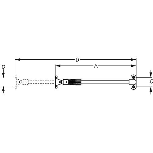 SeaDog Hatch Adjuster - Formed & Stamped 304 Stainless & Nylon