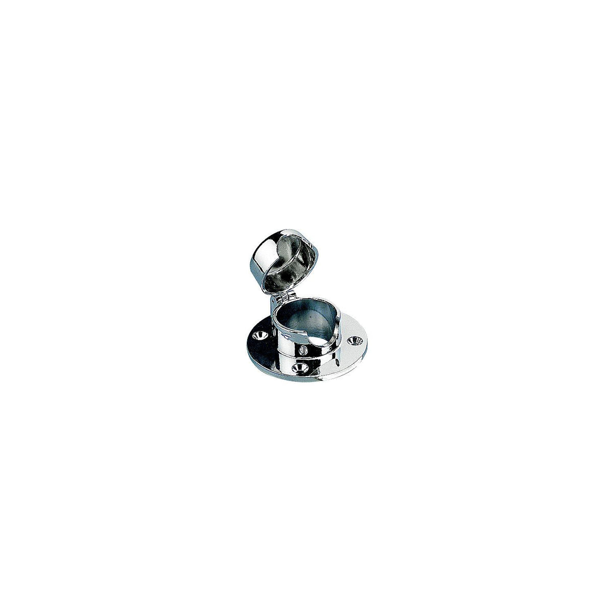 SeaDog 322080 Die Cast Brass Chrome Plated Hinged Chain Deck Pipe - #8 Fastener