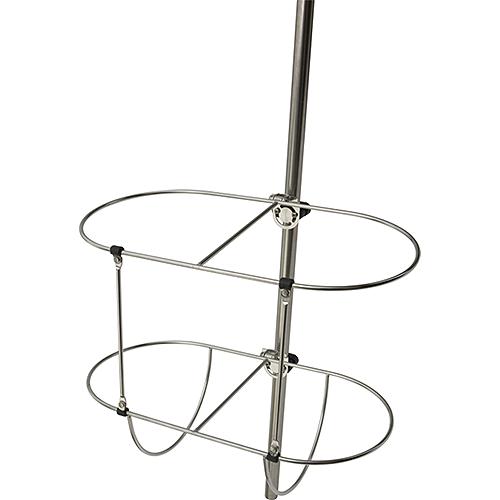 SeaDog Rail Mount Dual Boat Fender Holder Storage Rack - 7/8″ to 1″