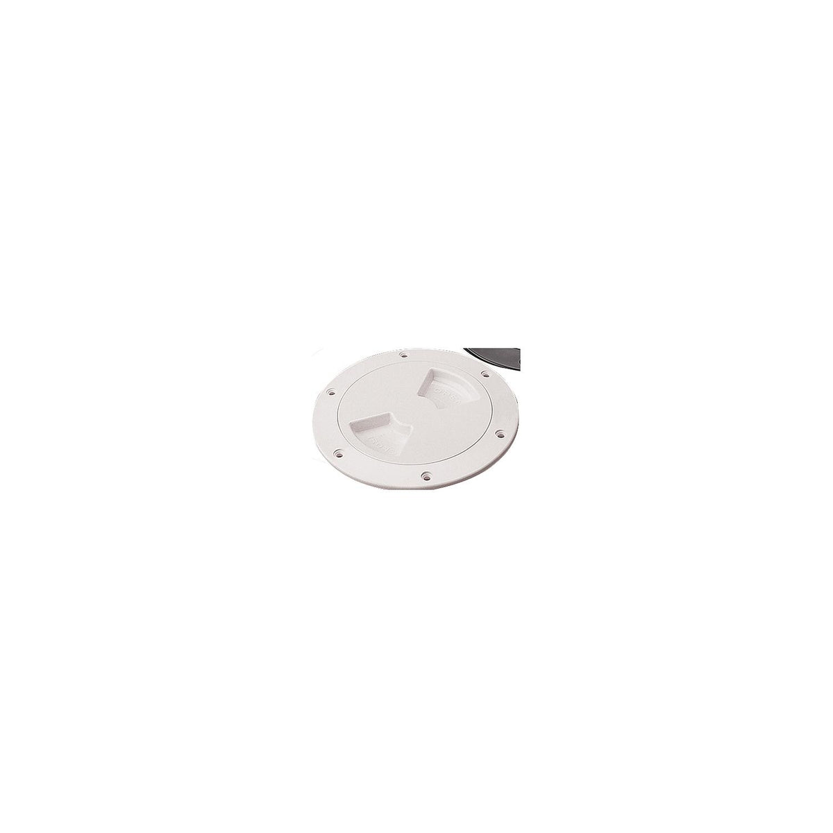 Sea-Dog Textured Quarter Turn Deck Plate - White - 5