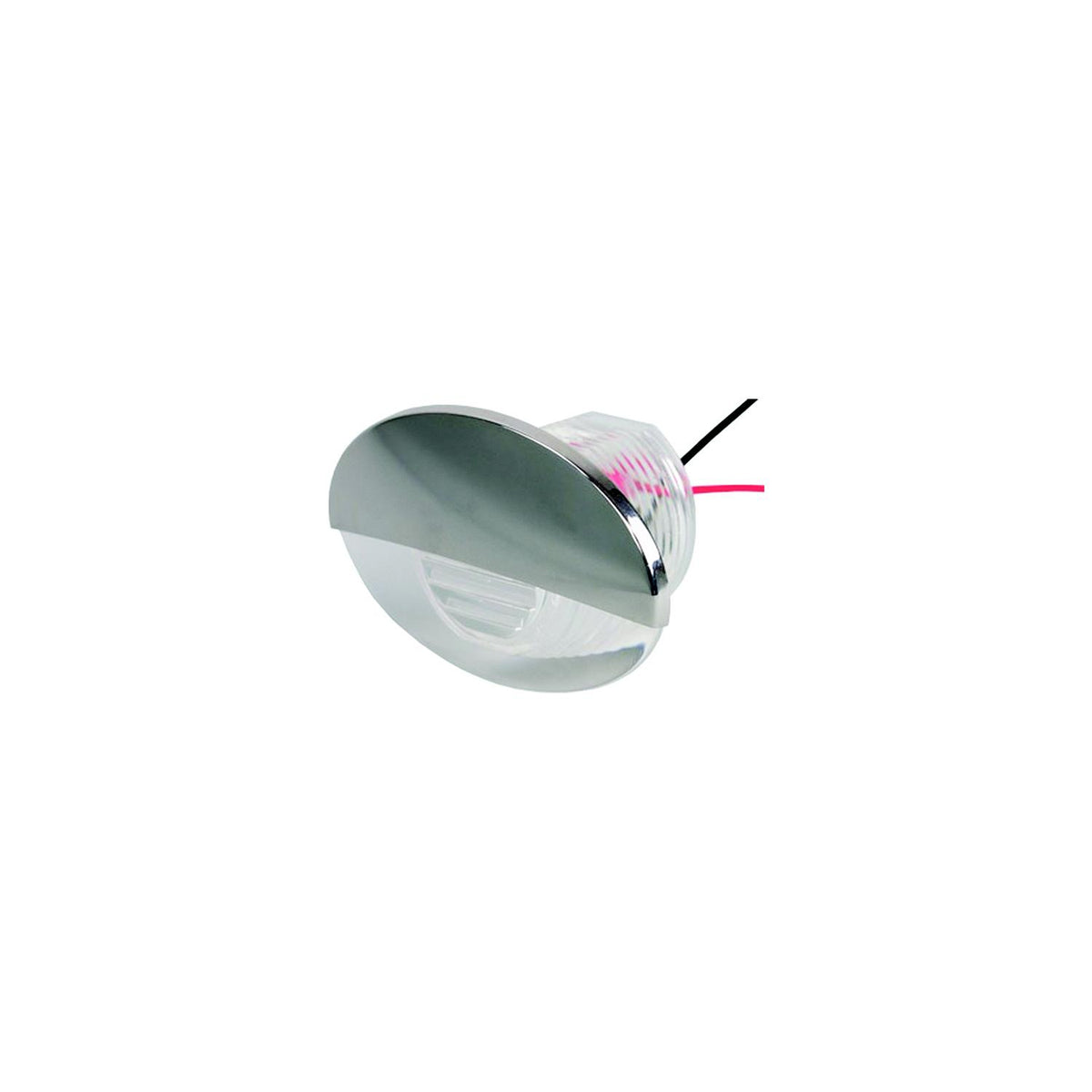SeaDog 401275 LED Flush Mount Oval Courtesy Light with Stainless Cover - White Finish