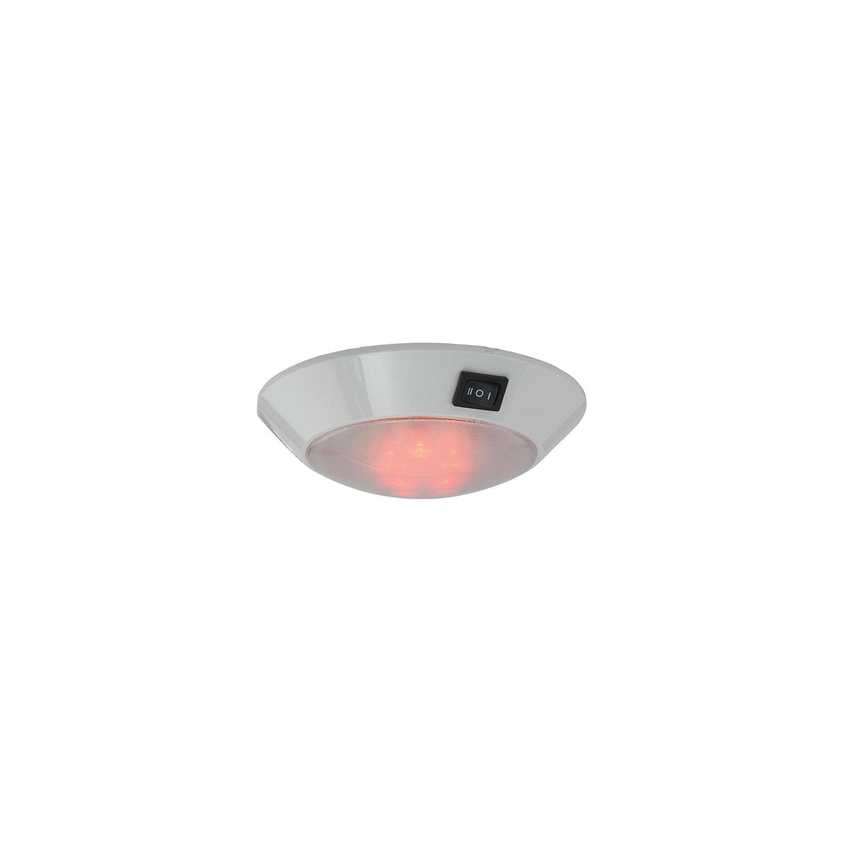 SeaDog 401757 Plastic 5 Red & 15 White LED Day & Night 12V Dome Light - #8 Fastener - White Finish