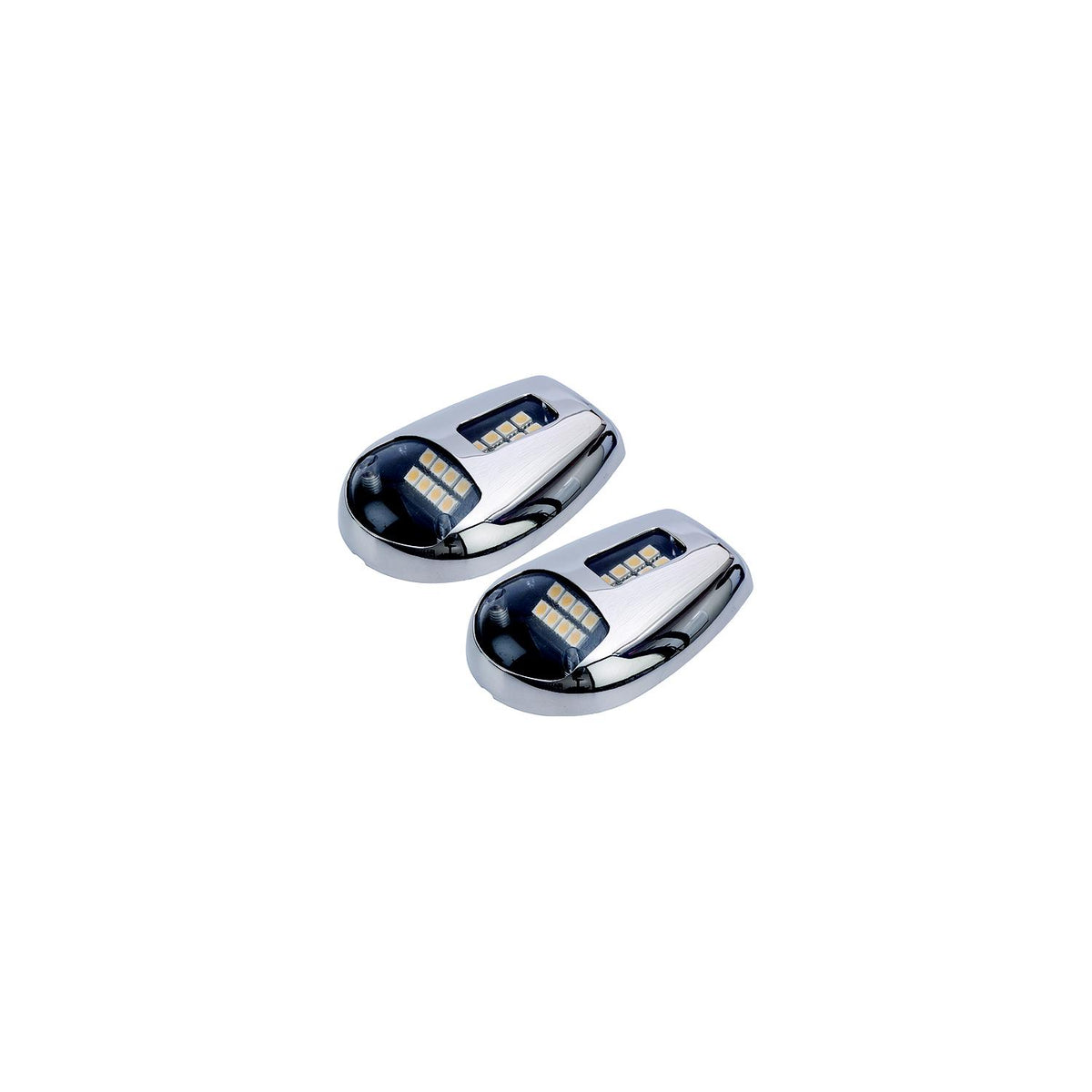 SeaDog 405950 (2) Stainless 12V 180 Lumens 32 LED Side Mount Docking Lights - #8 Fastener