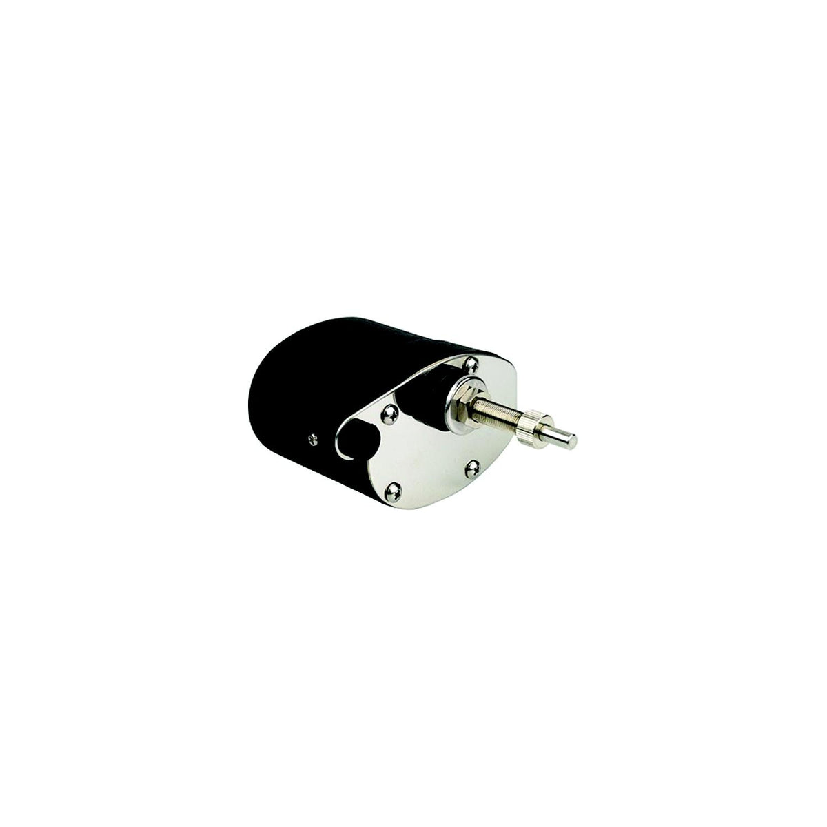 SeaDog Stamped Powder Coated Steel & Stainless Standard 12V Wiper Motor - 2-1/2″ Shaft - Black Finish