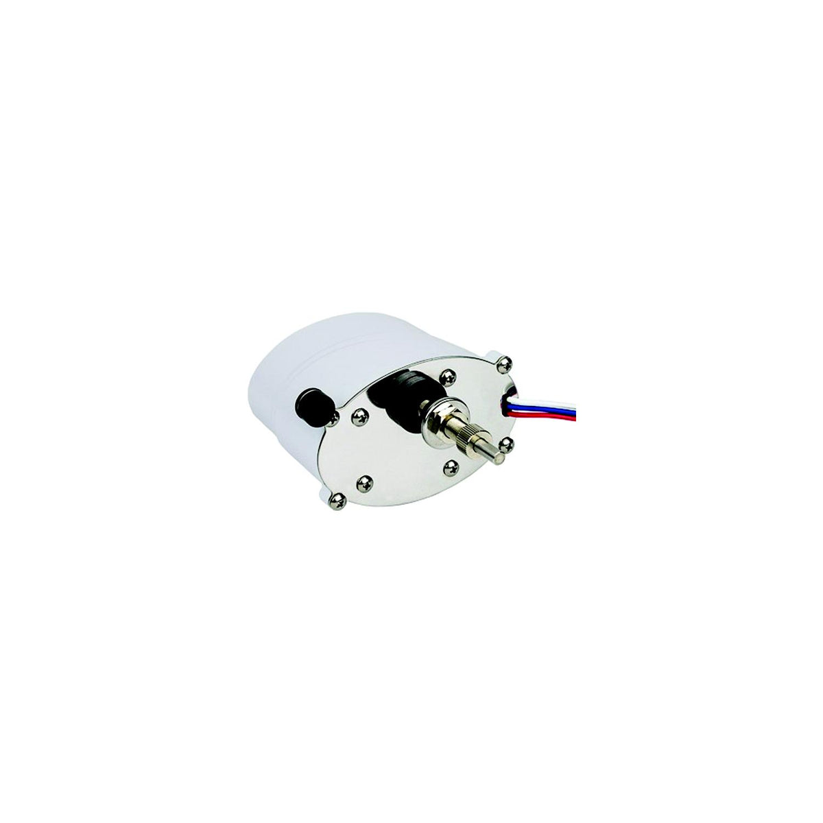 SeaDog Powder Coated Aluminum & Stainless Waterproof Standard 12V Wiper Motor - 2-1/2″ Shaft - White Finish