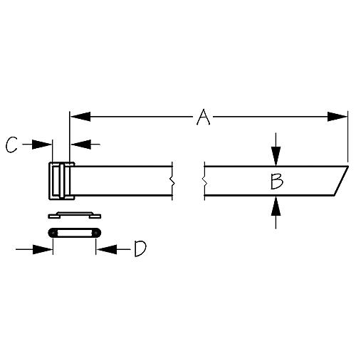 Battery Box Strap - 38″