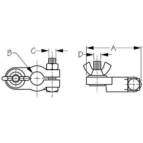 Sea-Dog 415211 Battery Terminal, Negative