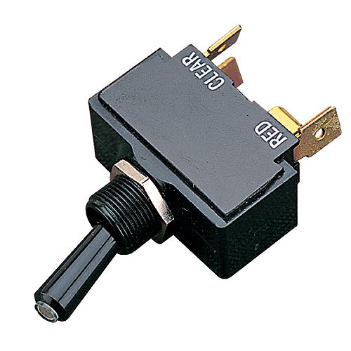 SeaDog 420122 Single Pole Single Throw 4 Terminal Blade Light Tip 12V 15 Amp Mom. On / Off Toggle Switch