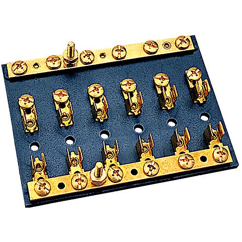 Bakelite Fuse/Terminal Block - 6 Gang