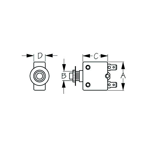 Seadog 4208101 Thermal Circuit Breaker - 10 A