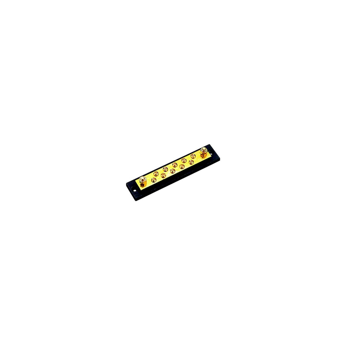 SeaDog 426671 Brass & Molded Bakelite 10 Gang Terminal 5-3/4″ Buss Bar - #10 Fastener