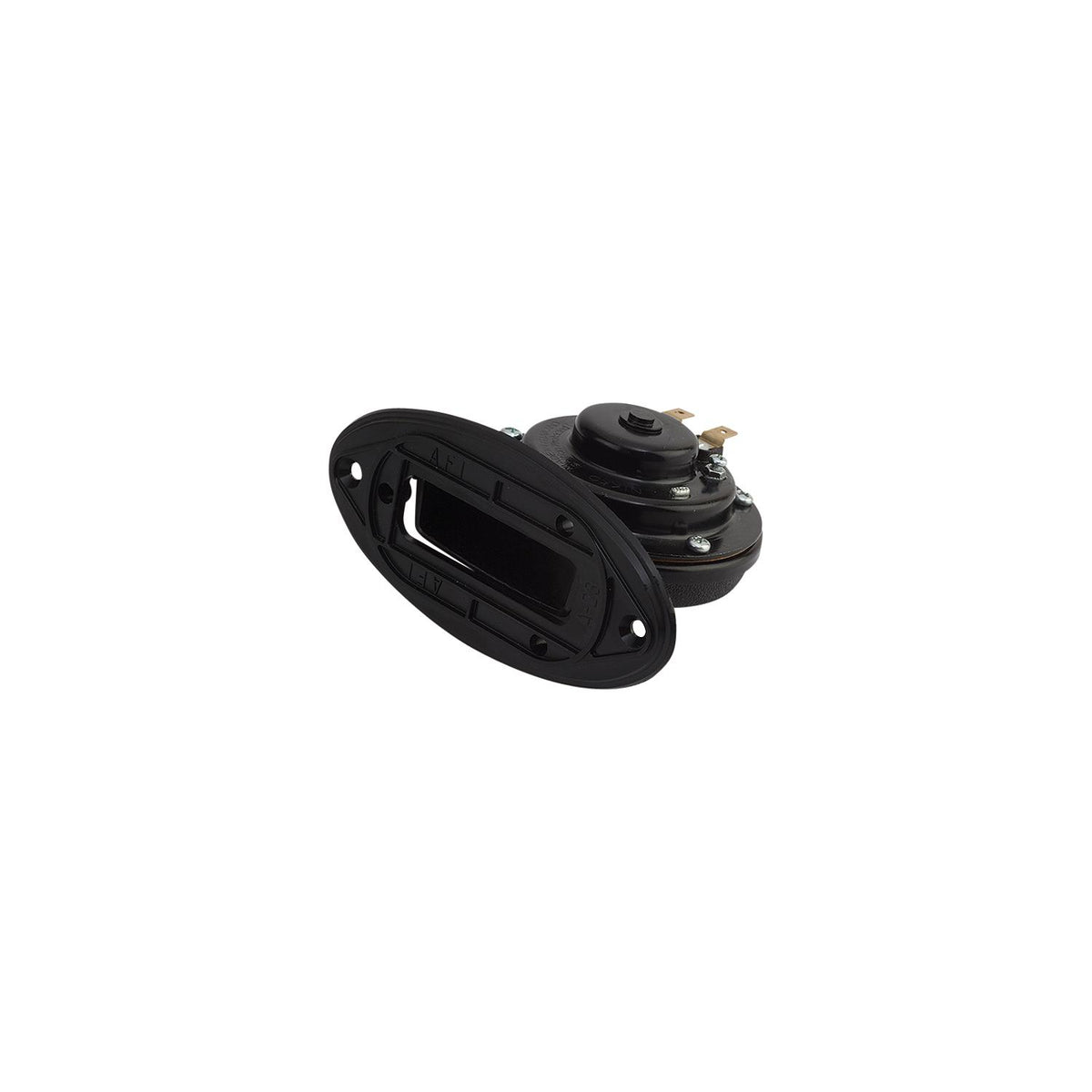 SeaDog 431230 Drop In 4 Amp 108 DB Horn V.2 with Grills - Powder Coated Steel & Injected Molded Nylon