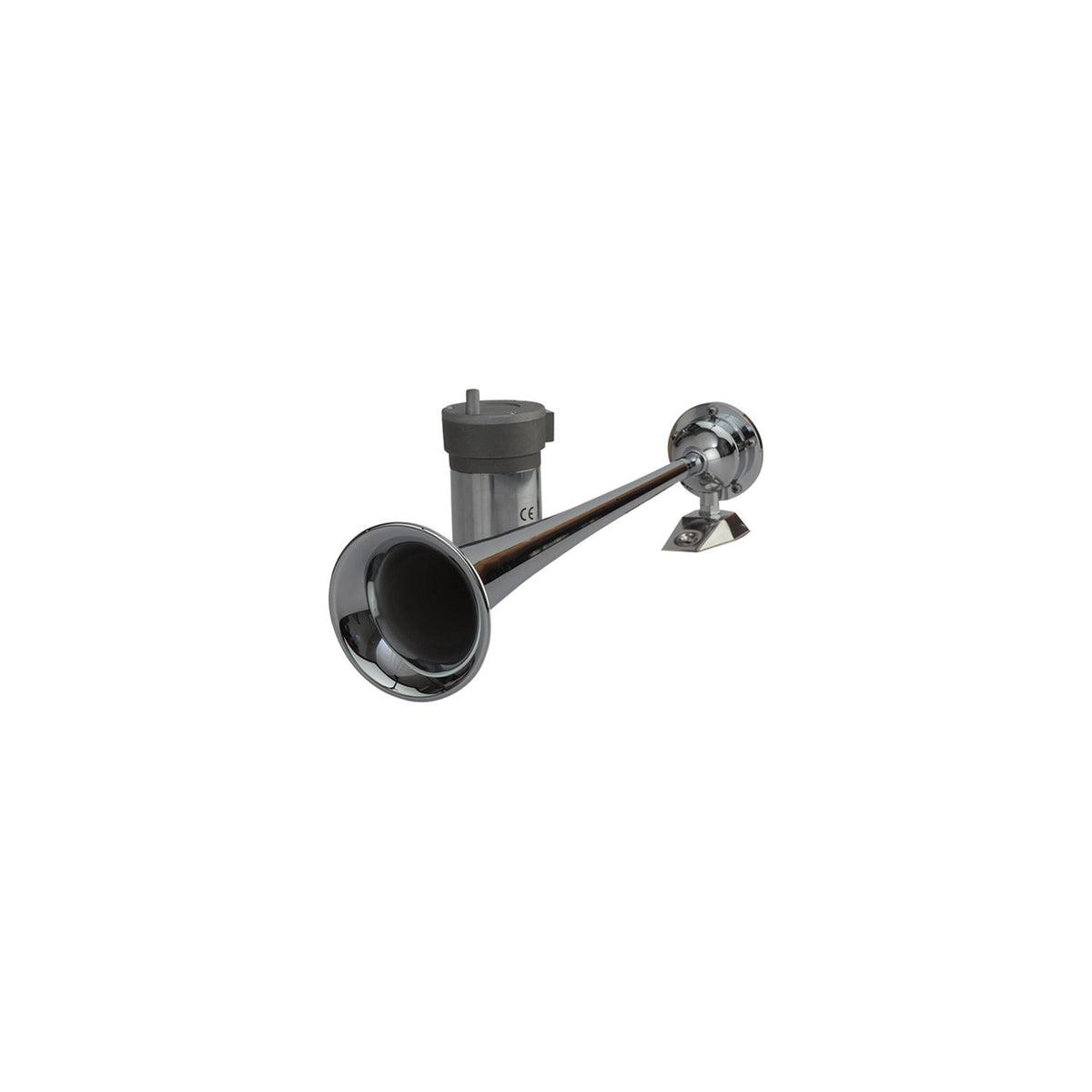SeaDog 432510 Maxblast 20 Amp 120 DB 12V 11 PSI Single 17″ Trumpet Air Horn - Chrome Plated Brass