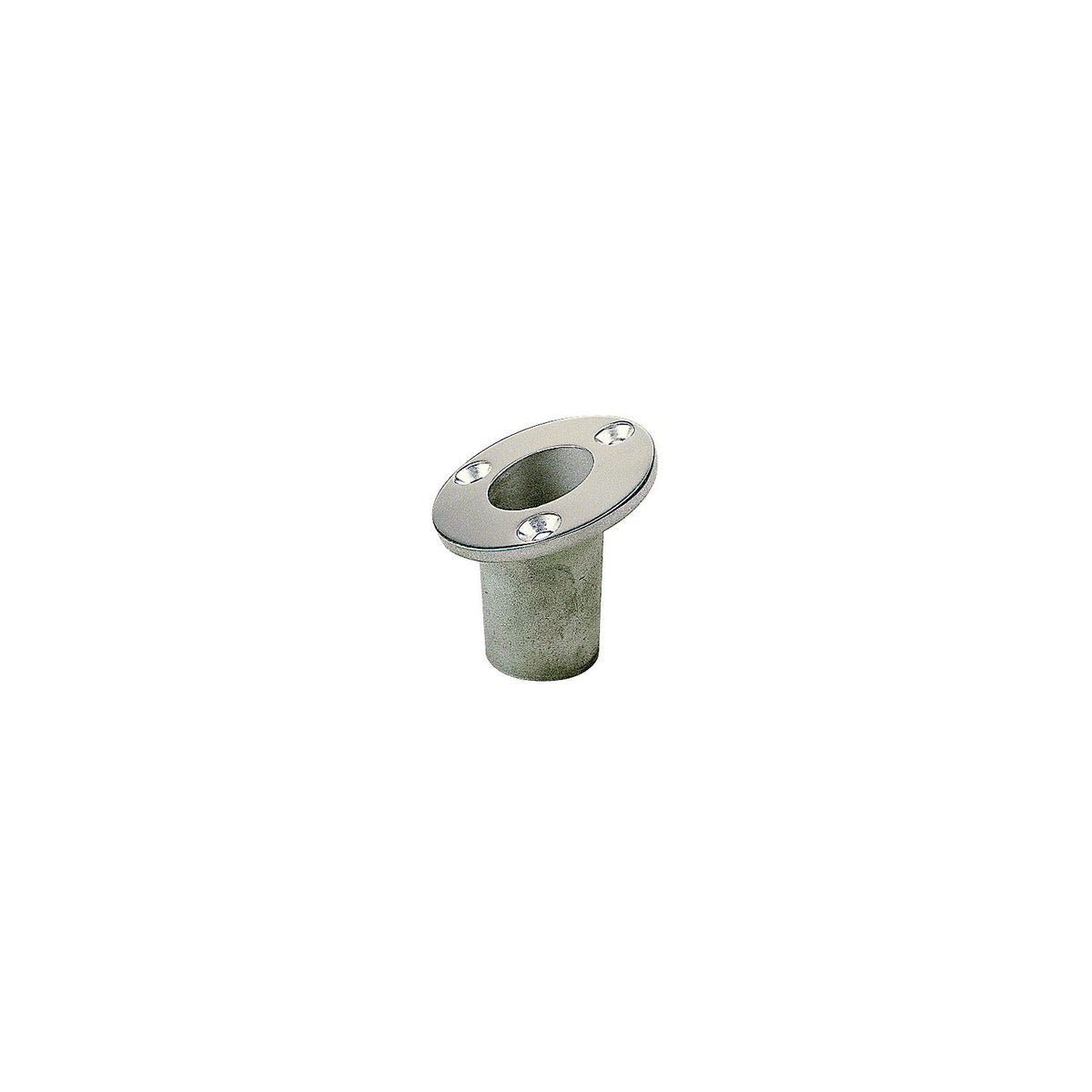 SeaDog 491713 Flush Mount 25 Degree Flag Pole Socket - #12 Fastener - Investment Cast 316 Stainless
