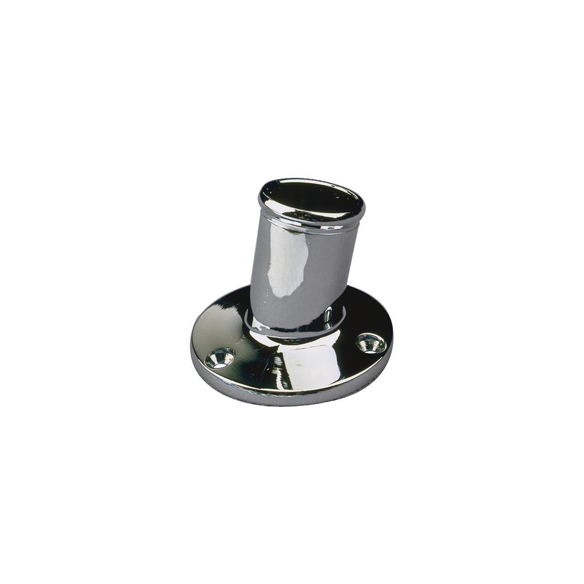 Flagpole Socket, 3/4″ Chrome Brass